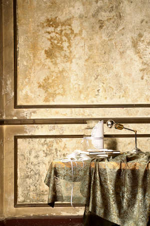 old wall decorの写真素材