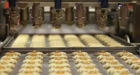 Industrial of cookiesの写真素材