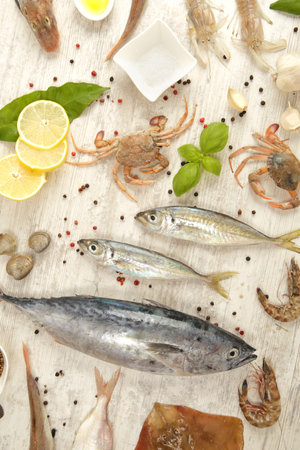 Fresh fish and other seafood