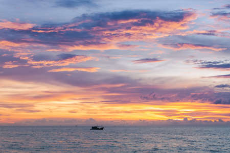 Sunset on the island of Phu Quoc. Vietnamの写真素材