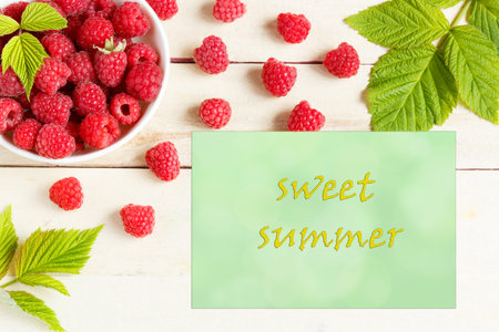 Fresh berries background Copy space for your text.