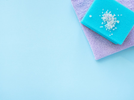 housework, housekeeping and household concept - cleaning stuff.の写真素材