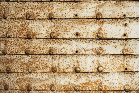 Background texture of rusty painted iron. Abstract Wallpaper