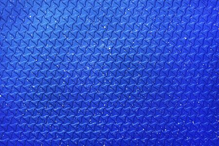 Bright abstract background of blue color Fluted texture. Wallpaper.の写真素材