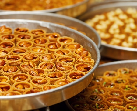 Turkish sweetsの写真素材