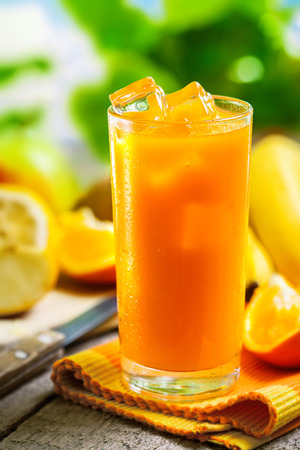 Fruit juice, fresh cold drinkの写真素材
