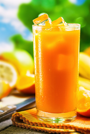 Fruit juice, fresh cold drinkの写真素材