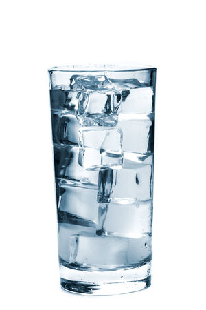Water in glassの写真素材
