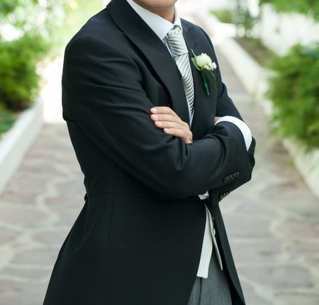 Ready to married boyfriendの写真素材