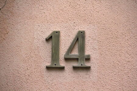 Photo of Building Identification Number made in the late Summer time in Spain, 2013の写真素材