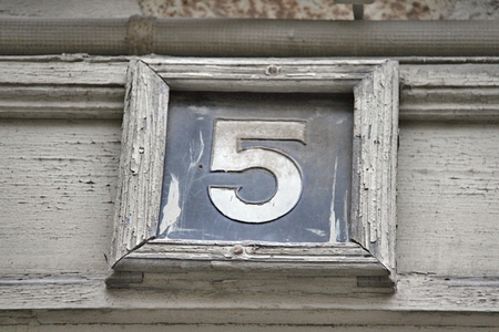Photo of Building Identification Number made in the late Summer time in Spain, 2013の写真素材