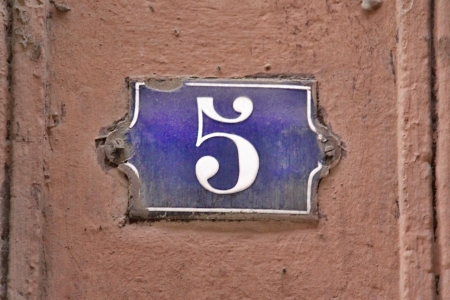 Photo of Building Identification Number made in the late Summer time in Spain, 2013の写真素材