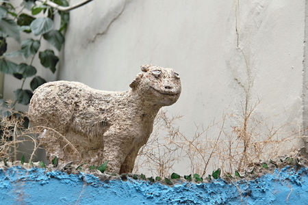 Photo of Statue of Lamb made in the late Summer time in Spain, 2013の写真素材