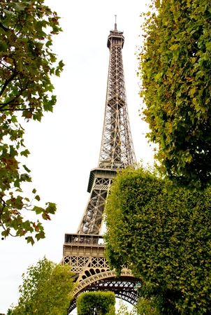 Photo shows Eiffel tower and its surroundings.の写真素材