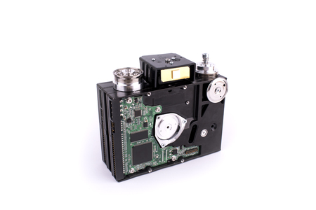 Camera in steampunk style made by hand from different parts and accessoryの写真素材