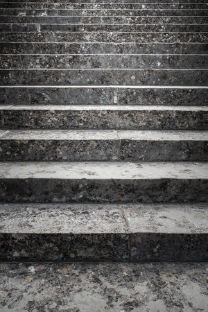 Ancient stone stairs, background. Idea - quality is proved by timeの写真素材