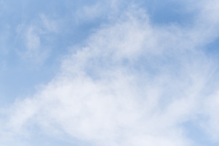 Beautiful summer cloudy sky, look from below. Creative abstract background for designの写真素材