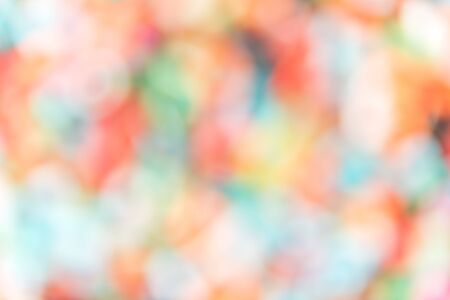 Abstract colorful bokeh background for design work, empty with copy spaceの写真素材