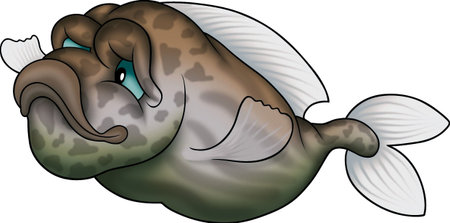 Green and brown ground-fish