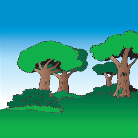 Cartoon Background 03  - cartoon backgroundのイラスト素材