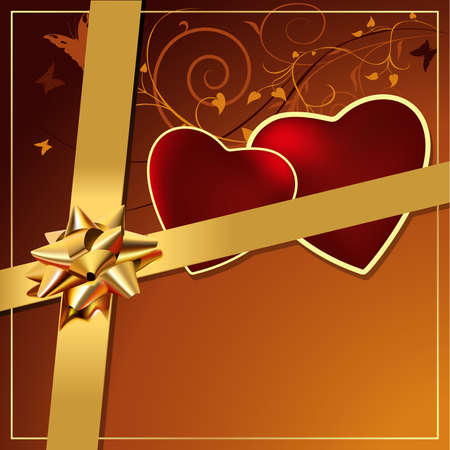 Valentines Gift -  background illustration with Love theme as vectorのイラスト素材