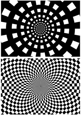 Checkered Textures 1 - geometrical spheric patternのイラスト素材