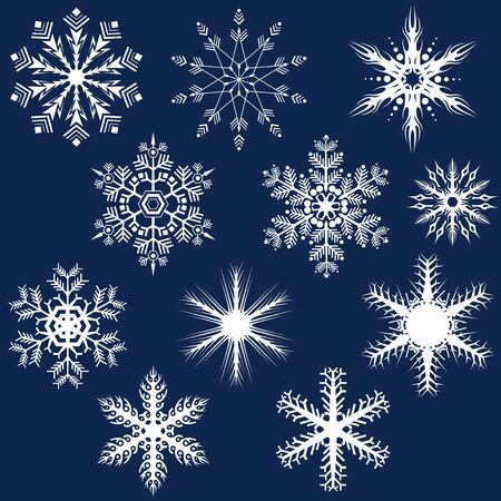 Snowflake Set  のイラスト素材
