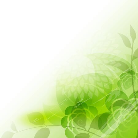 Abstract Floral Background - Flower Template, Vectorのイラスト素材