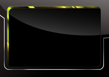 Black Glossy Background - Abstract Illustration, Vectorのイラスト素材