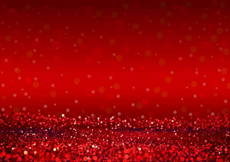Defocused Abstract Red Lights Backgroundのイラスト素材