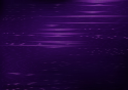 Purple Square Pattern on Dark Background - Detailed Halftone Illustration in Purple Shades on Dark Background for Graphic Design, Vectorのイラスト素材