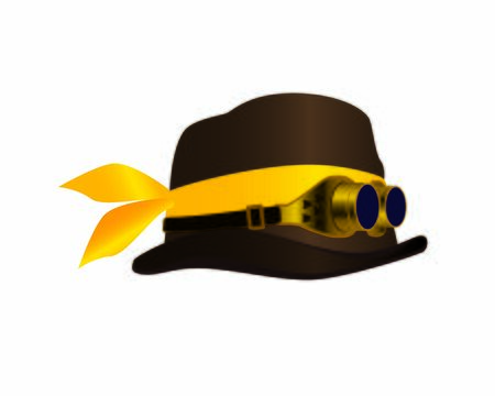 Detailed and Attractive Steampunk Hat Illustrationのイラスト素材