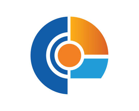 Abstract Business and Technology Symbol Vectorのイラスト素材