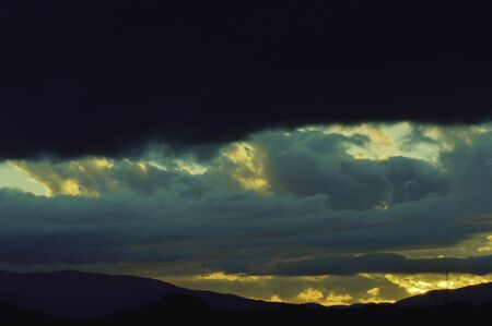 spring sunset 4の写真素材