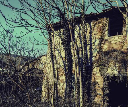 abbandoned mansionの写真素材