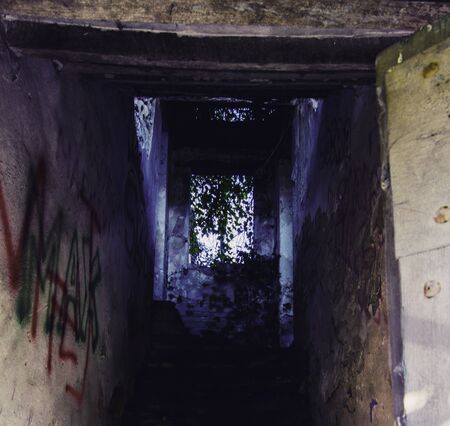 stairway to hellの写真素材