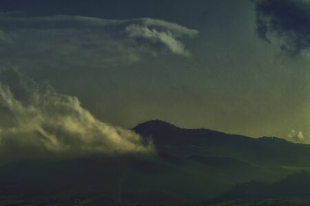 mountain breathの写真素材