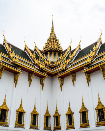 Some part in Pra-kaew temple so generally in Thailand の写真素材