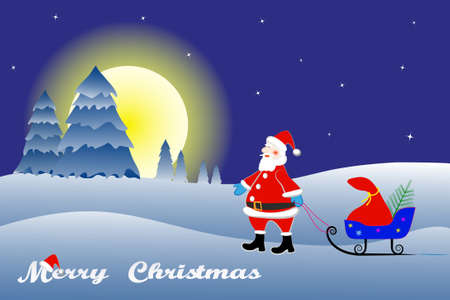 Christmas fantastic backgroundのイラスト素材
