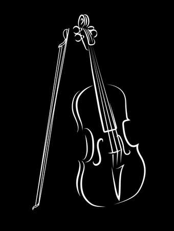 violinのイラスト素材