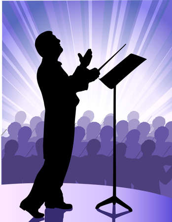 conductor before publicのイラスト素材