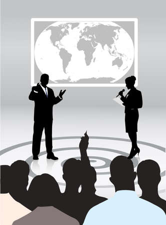people address audienceのイラスト素材