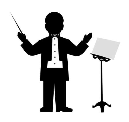 drawing of the conductorのイラスト素材