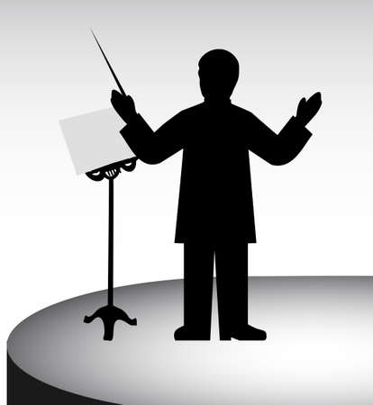 drawing of the conductorのイラスト素材