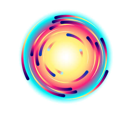 abstract elements of rotationのイラスト素材