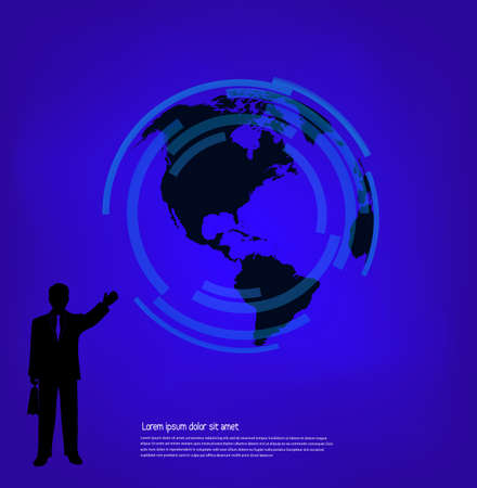 planet in an abstract vortex with space for your textのイラスト素材