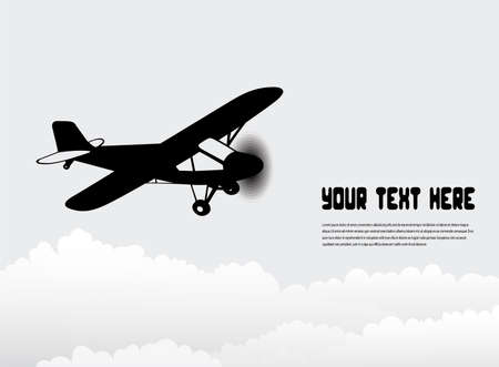 airliner in the skyのイラスト素材