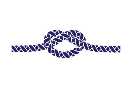 rope knot on a white backgroundのイラスト素材