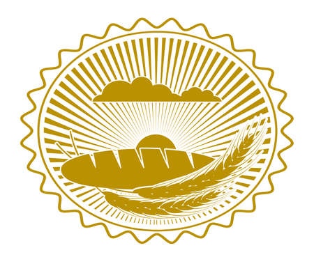 label a bread symbol for your designのイラスト素材