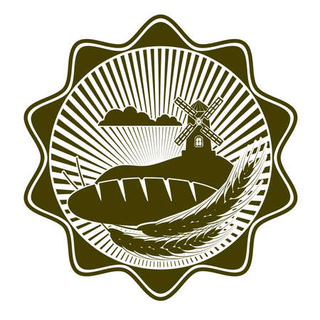 label a bread symbol for your designのイラスト素材